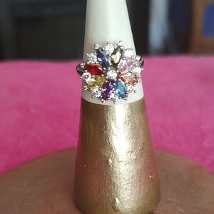 Vibrant Multicolor Sterling Silver